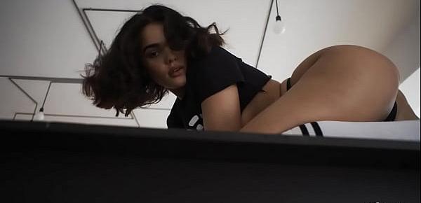  Sexy Romanian teen with big ass